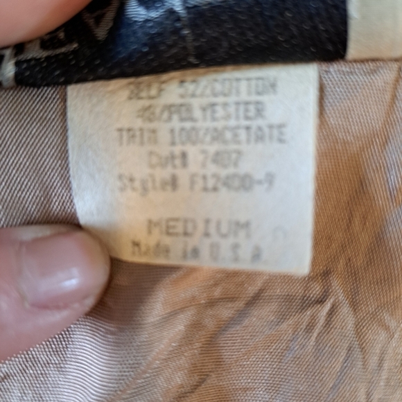 Vintage Facets by Mirrors Vest Women's Tapestry People Cotton Blend Size Med - Picture 9 of 11